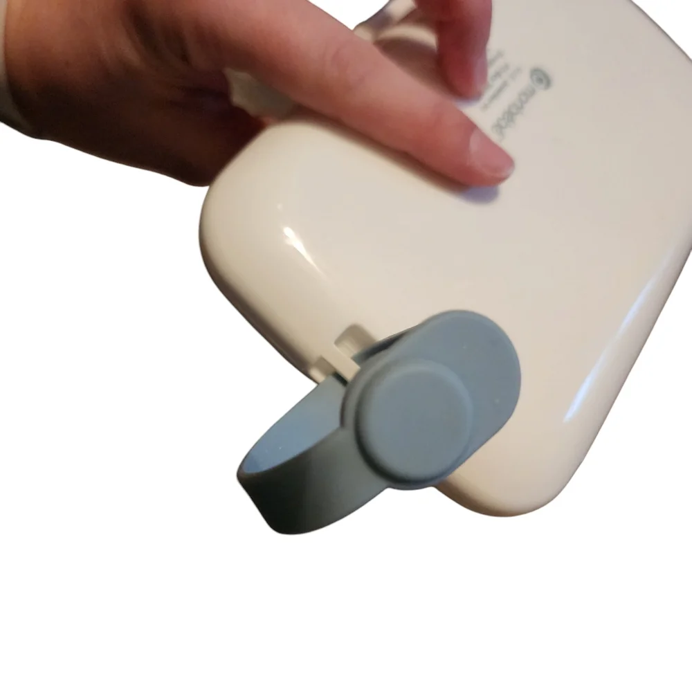 Monbebe reusable Cream and Gray Wipes Dispenser